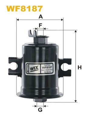 WIX FILTERS Топливный фильтр WF8187